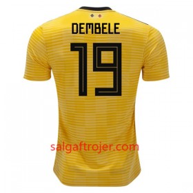 Belgien Fodboldtrøjer Dembele 19 Udebanesæt VM 2018